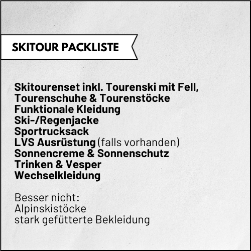 Skitour zum Schnuppern 2.0